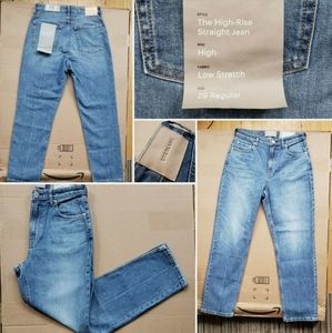 Everlane Womens The High Rise Straight Jean 29